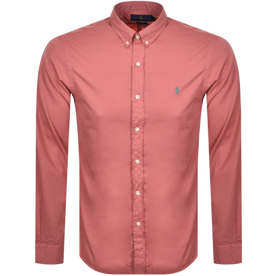 Alternative Image for ProductRalph Lauren Chino Long Sleeved Shirt Pink1